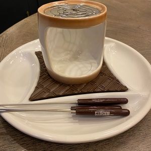 Hershey’s fondue set